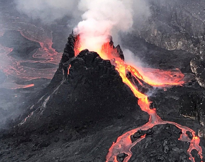 Nyiragongo Volcano, Near Goma, North Kivu Province, DR Congo
